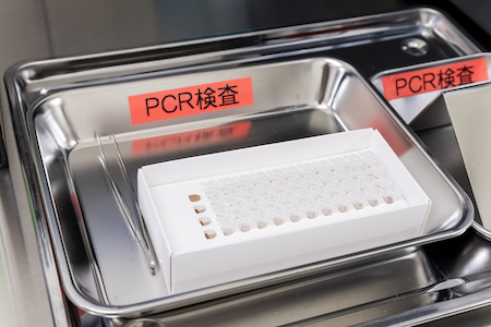 PCR検査　（個人的理由による検査の場合は自費検査扱いにて有料）
